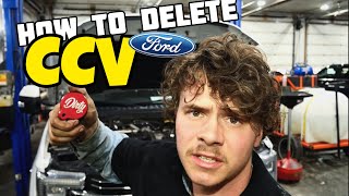 Deleting Your Ford CCV: Because Who Needs Clean Air Anyway? (EASY HOWTO)  @dirtydieselcustom