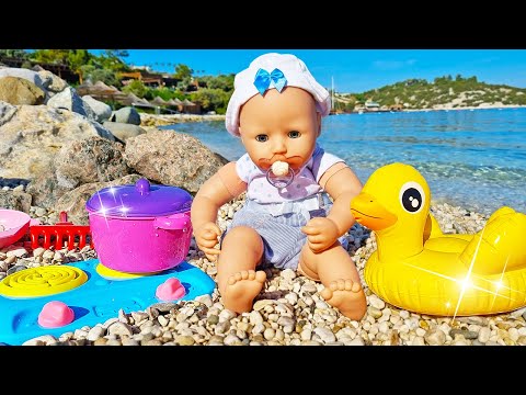 Baby Born Annabelle auf dem Kanal Baby Puppen. Spielzeug Videos für Kinder | 3 Folgen am Stück.