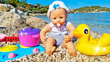 Baby Born Annabelle auf dem Kanal Baby Puppen. Spielzeug Videos für Kinder | 3 Folgen am Stück.