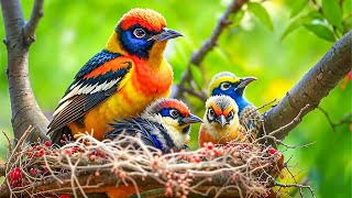 Beautiful birds singing - Relaxing piano music & beautiful birds to relieve stress, study, research