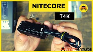 Nitecore T4K - 4000 Lumens - Most Powerful Small Flashlight - Unboxing