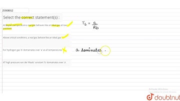 Select the correct statement(s) :