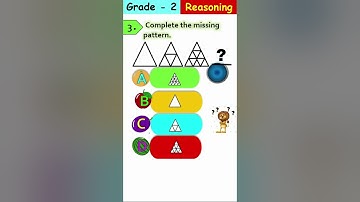 [Logical reasoning in Tamil] Complete the missing pattern [Grade 2] #shorts #kidsquiz #Logical