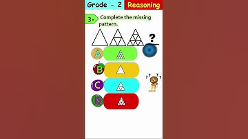 [Logical reasoning in Tamil] Complete the missing pattern [Grade 2] #shorts #kidsquiz #Logical
