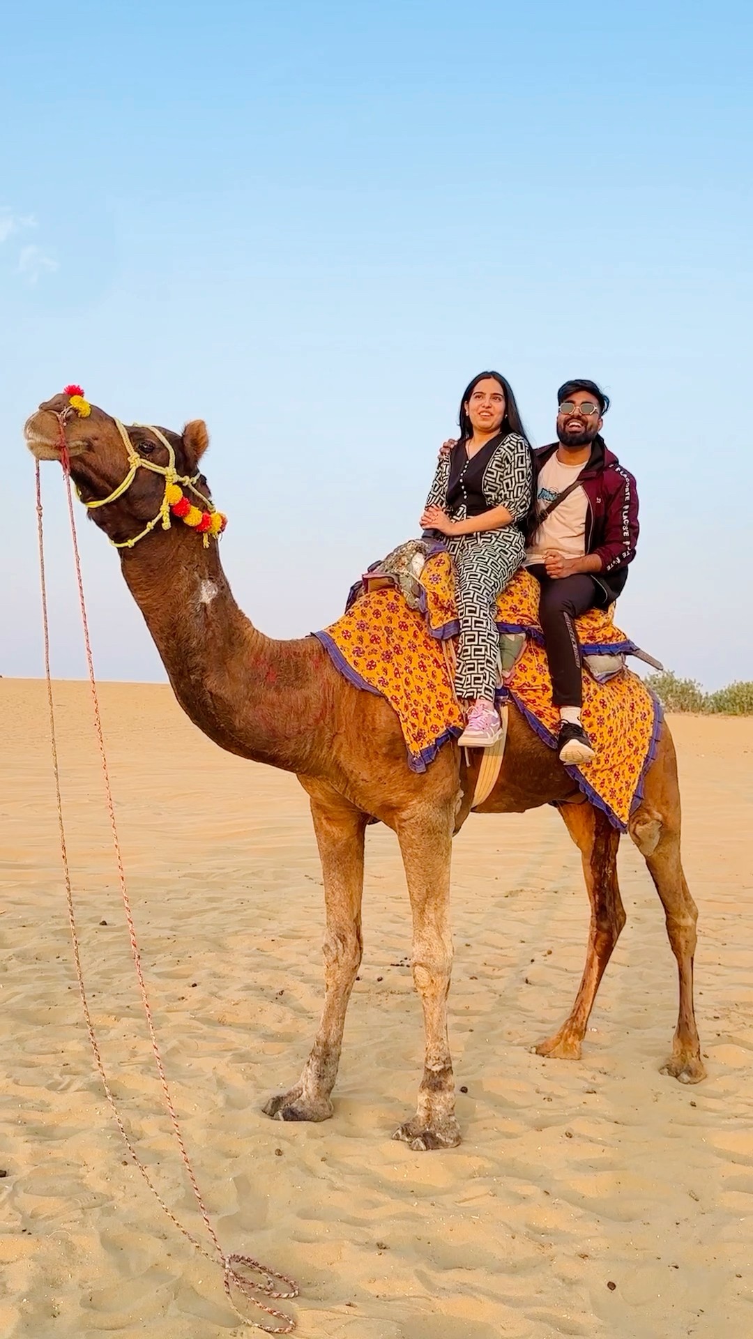 Watch Jaisalmer Vlog on @Neelam_kukreja  ? Part 02 ( Camel Ride ) #dushyantkukreja #shorts