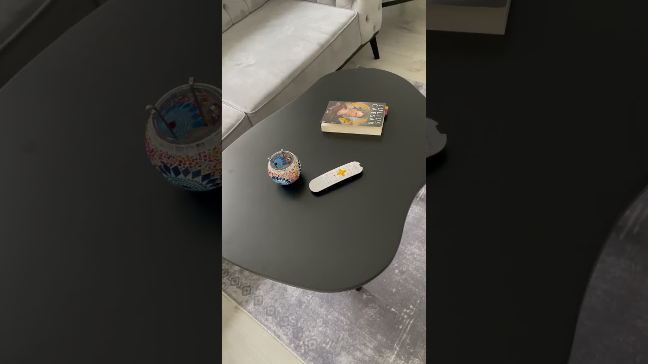 Funky Coffee Table, Modern Home Decor. Irregular & Asymmetrical Center Table 