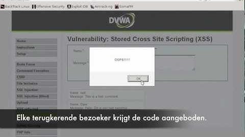 Cross Site Scripting (Stored XSS) Demo