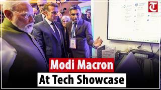 PM Modi and Macron Explore Robotics Innovations in Paris
