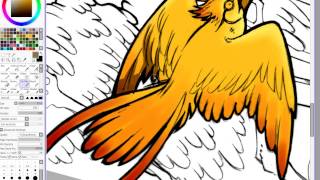 How to Color With Paint Tool Sai  Cel Shade  Technique