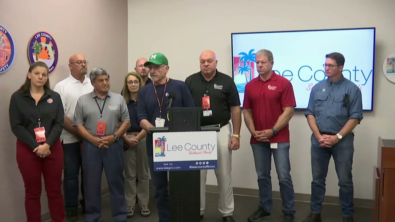 10 3 22 Update From Lee County Government On Hurricane Ian