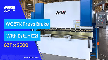 WC67K 63Tx2500 Press Brake With Estun E21 Controller