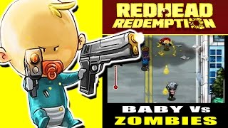 9GAG Redhead Redemption (9GAG) : Baby Vs Zombies ! (Level 6 to 10 ipad Gameplay)