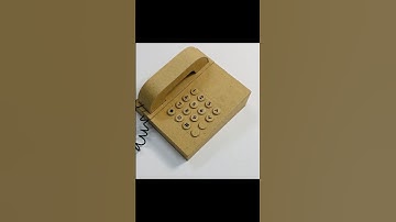 DIY Cardboard to Telephone ☎️ || Awesome Craft #diy #artandcraft #craft #cardboardcraft
