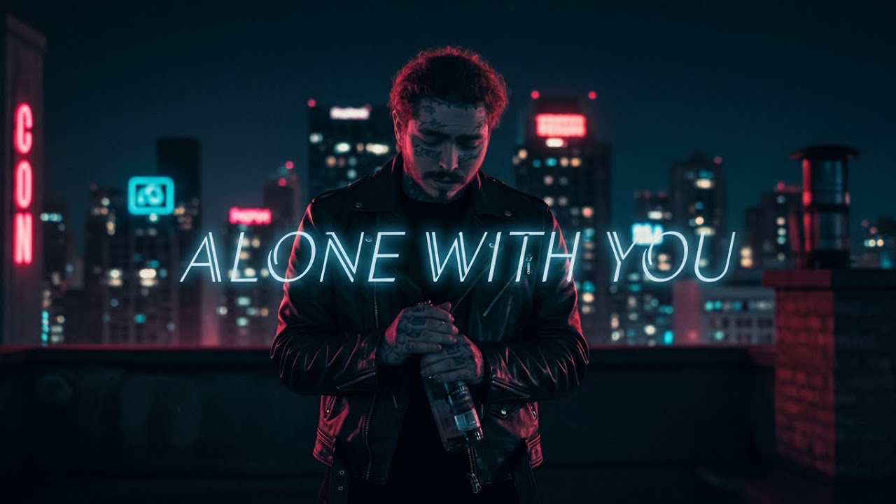 Post Malone – Alone with you | Lyrics Video 
