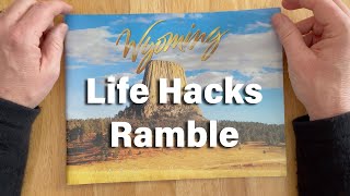 🏔 Flipping pages, and life-hacks ramble - soft-spoken relaxing ASMR lofi screenshot 3