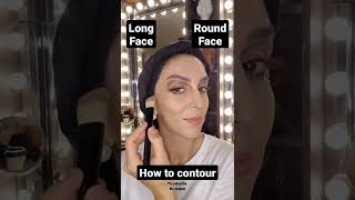 how to contour round and long face howtocontour makeup makeuptips