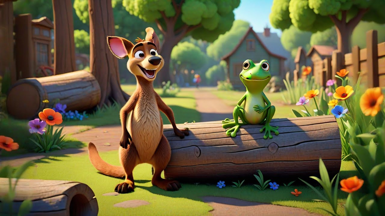 The Kangaroo Lost His Hat 🦘🎩 | Funny Kids Story | Animal Adventures for Children