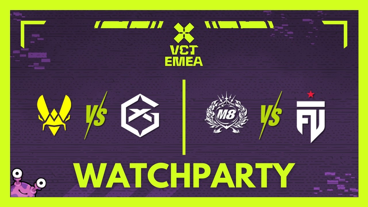 VIT vs GX & M8 vs FUT | VCT EMEA Stage 1 #VCTWatchParty | !patreon !socials