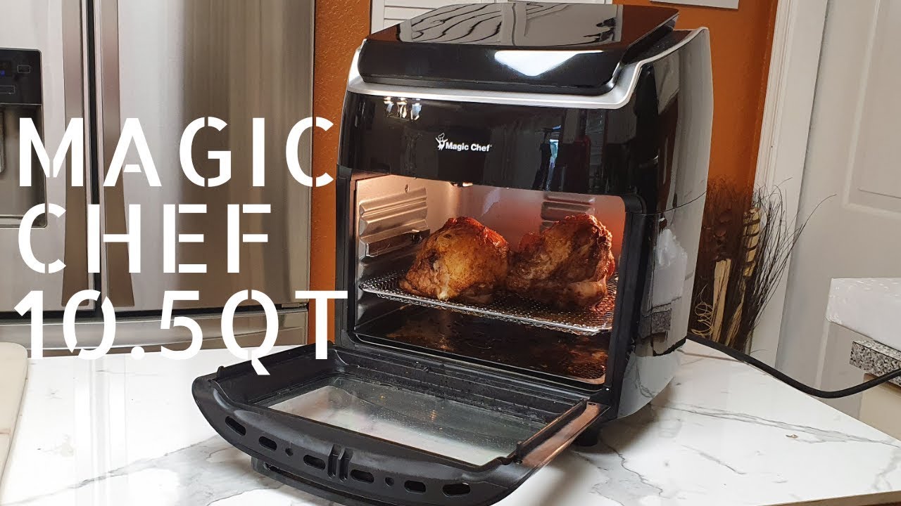 Magic Chef 10.5 Qt. Air Fryer, Rotisserie, Dehydrator And Convection Oven, Fryers, Furniture & Appliances