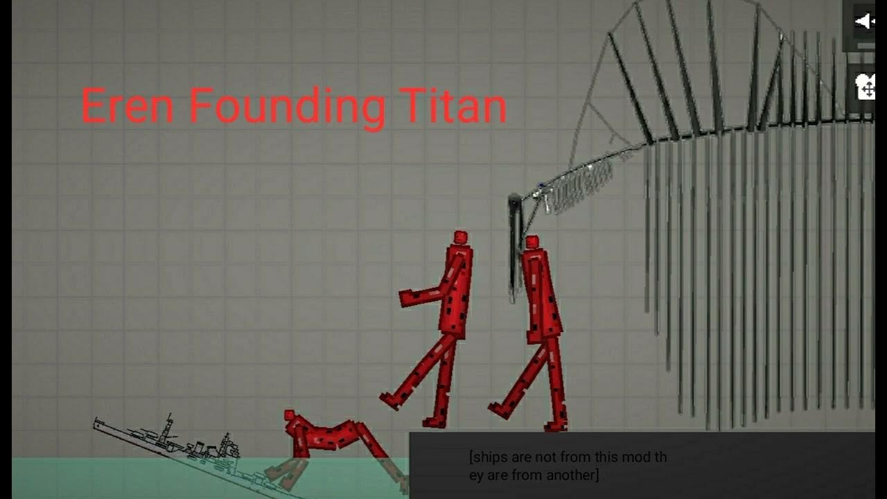 Melon Playground ATTACK ON TITAN mod pack YouTube
