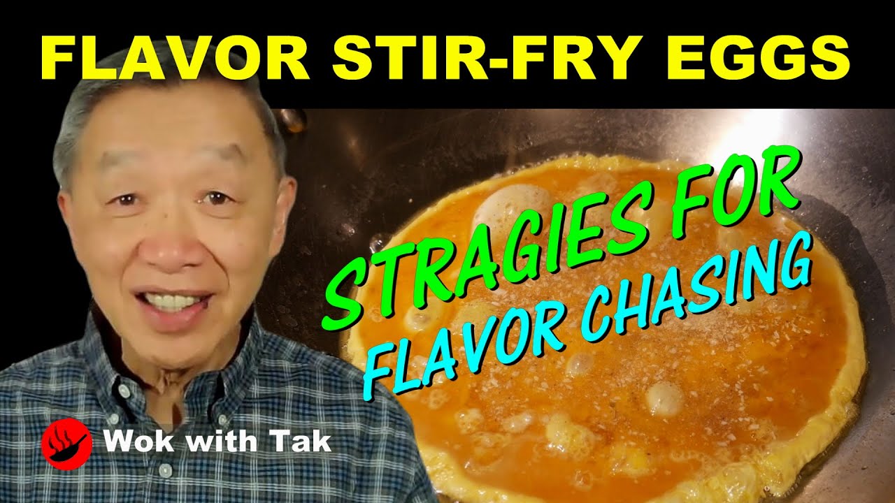 How to use seasoning agents and sauces to flavor egg stir-fry - YouTube
