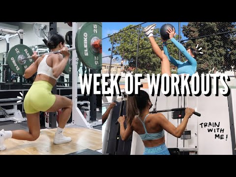 WEEK OF WORKOUTS | Upper and Lower Body Days + Functional Training!