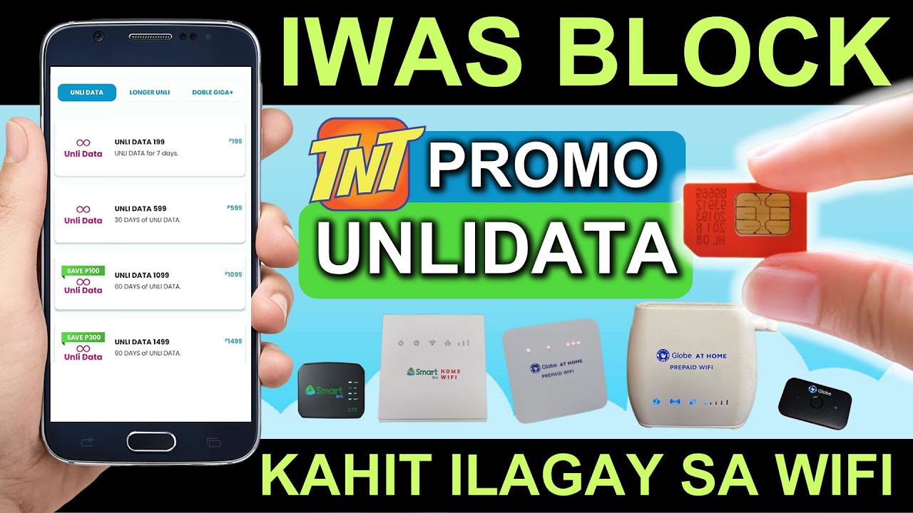 Paano wag ma Block ang TNT simcard na may UNLIDATA kahit ilagay sa WIFI o modem