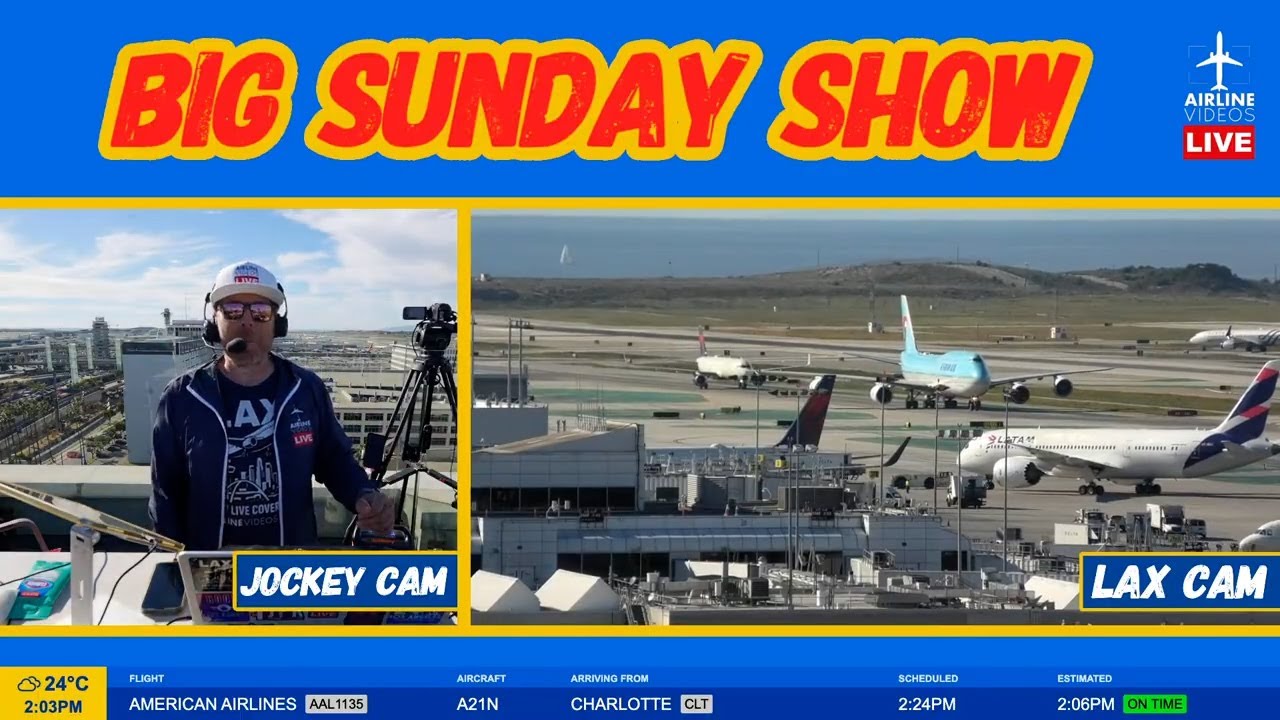 🔴LIVE LOS ANGELES (LAX) AIRPORT ACTION! (January 18th, 2026)