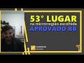 53° Lugar Banco do Brasil na Microrregião escolhida - Gustavo