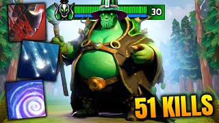 Mid Lane Rubick 51 Kills - Solo Carry The Game | Dota 2 Gameplay