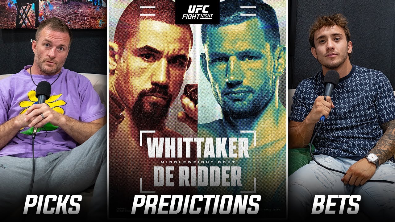 UFC Fight Night: Whittaker vs De Ridder | Main Card Breakdown, Predictions & Bets UFC Fight Night: Whittaker vs De Ridder | Main Card Breakdown, Predictions & Bets