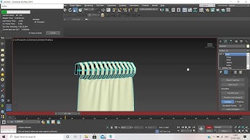 1.CURTAIN IN 3DS MAX  ( CLOTH ANIMATION )