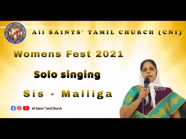 Women's Festival 2021 | Singing Competition | Sis. Maliga | Tamil Christian Song | ASCYF class=