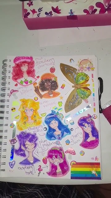 Page Nine Of My Sketchbook But It s Just Strawberry Shortcake page-nine-of-my-sketchbook-but-it-s-just-strawberry-shortcake
