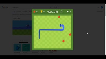 Google snake game fast: 25 Apples - 3 Apples in 21s 116ms