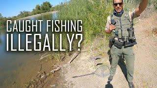 Rolled Up On By DFW Warden While Urban Creek Fishing For Carp In San Jose | ITGETSREEL Episode 96