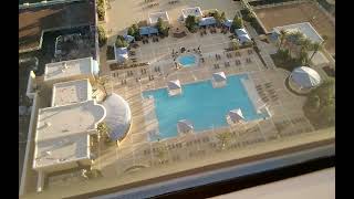 My new hotel room (25057) at the beau Rivage hotel has the best and craziest view 😍