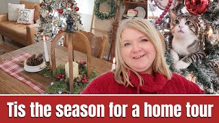 Cozy Christmas mobile home tour | Christmas Eve with the family | A Little Blessed Nest Christmas