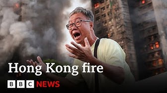 Thumbnail for Hundreds still missing after Hong Kong apartment blocks fire | BBC News