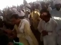 Sardar sher ali khan mpa gorchani with thousands of people arriving at nawaz sharifs jalsa