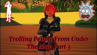 Trolling People From Under The Map in Lyadoll’s Party Royale Part 3 | Fortnite