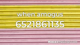10  Popular Amogus Roblox Music Codes/IDs (Working 2021)