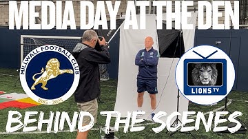 MEDIA DAY AT THE DEN- BEHIND THE SCENES IN SE16 #millwall #millwallfc #efl #championship