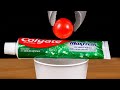 RED HOT BALL vs EVERYTHING | Satisfying Experiments 