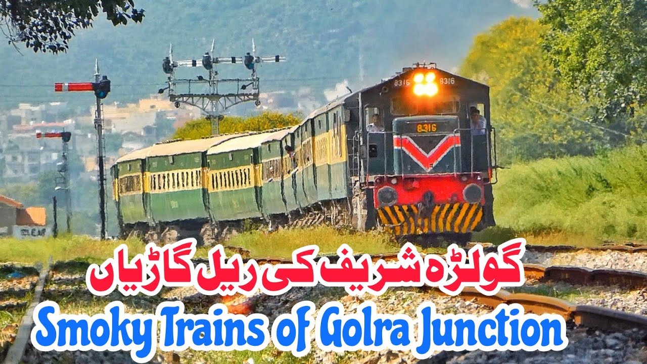 Trains of Golra Sharif Junction #trains #travel