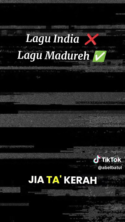 lagu india versi madura