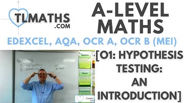 A-Level Maths: O1-01 [Hypothesis Testing: An Introduction]