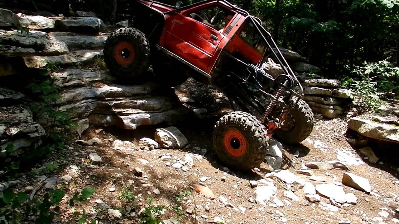 Morrow climbing a ledge at Golden Mountain Offroad Park in Sparta, TN YouTube