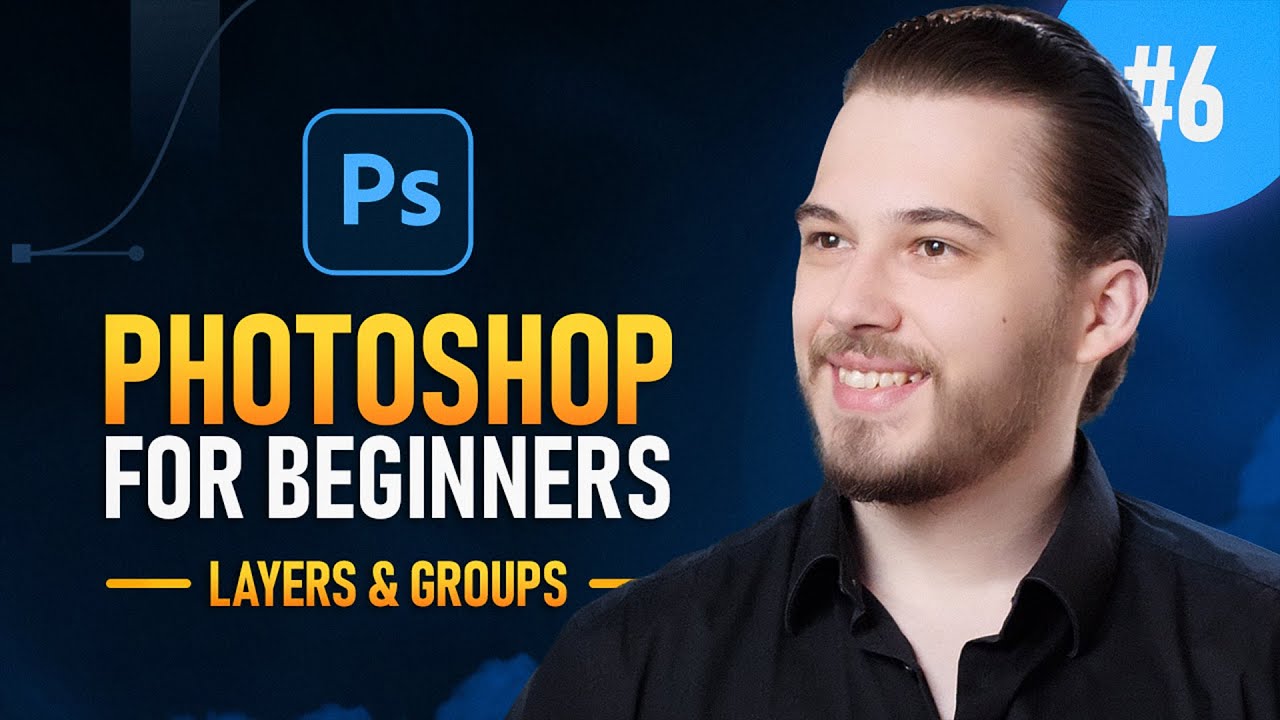 Adobe Photoshop for Beginners #6 | Layers, Groups - YouTube