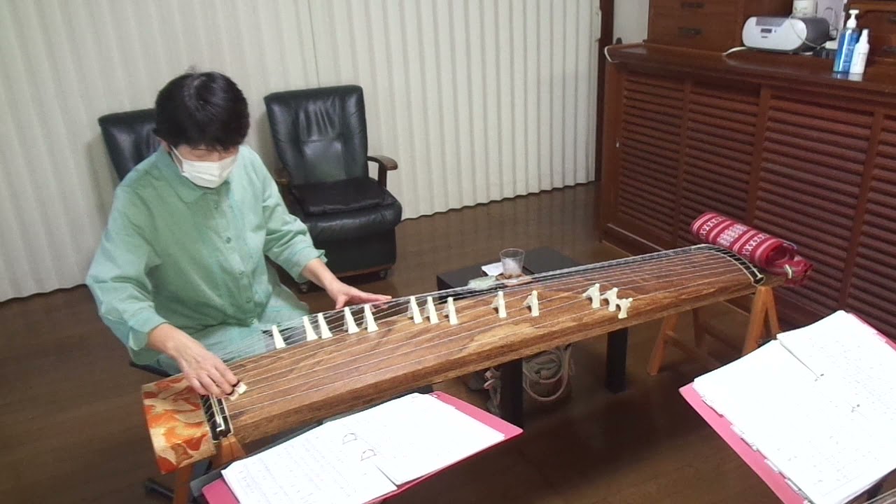 箏二重奏「山なみの灯」Japanese KOTO solo 「Yamanami no akari」Koto
